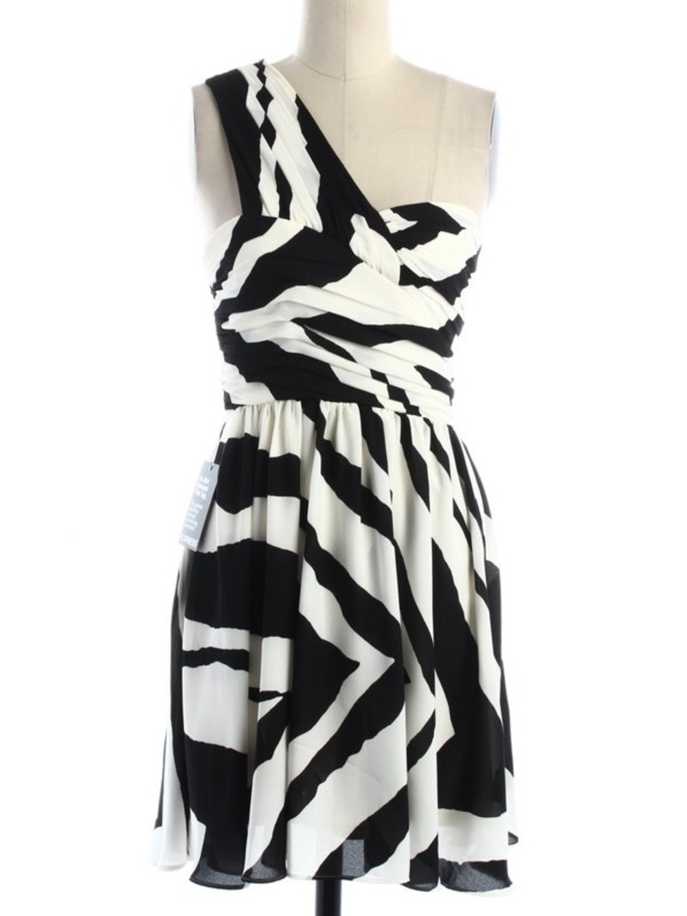 Express One Shoulder Cocktail Dress
